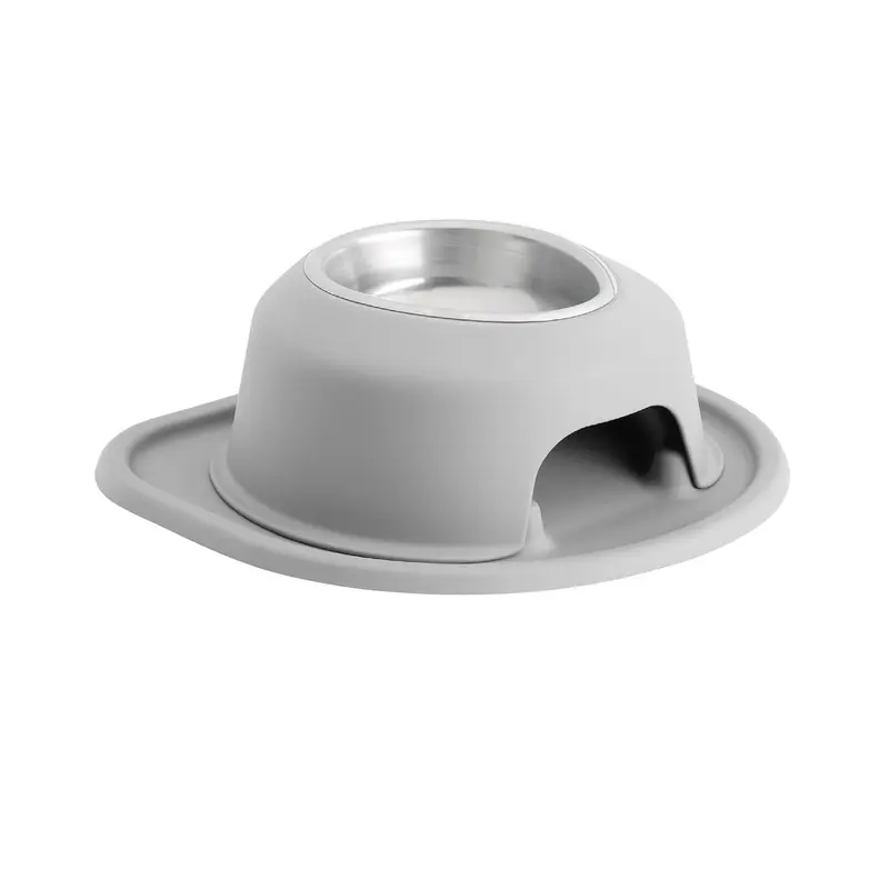 WeatherTech Single High Pet Feeding System, Stainless Steel