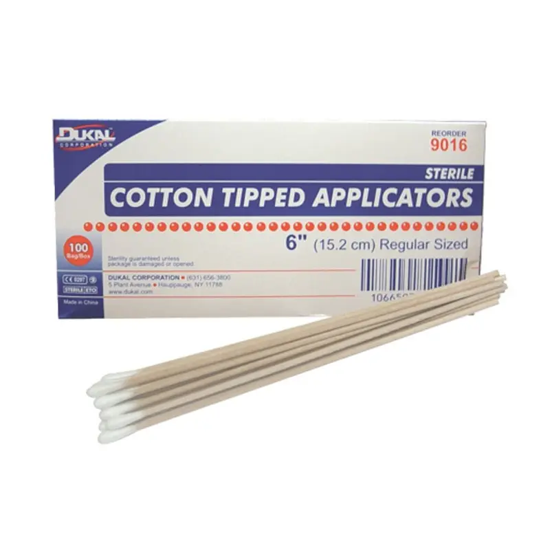 6" Cotton Tipped Applicators, 100 ct