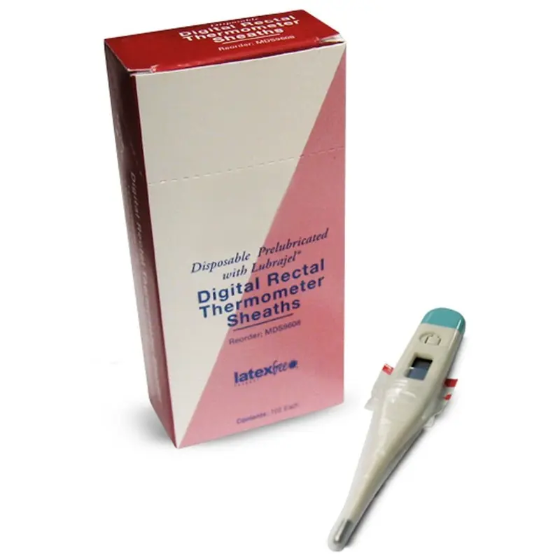 Digital Rectal Thermometer Sheaths, 100 ct
