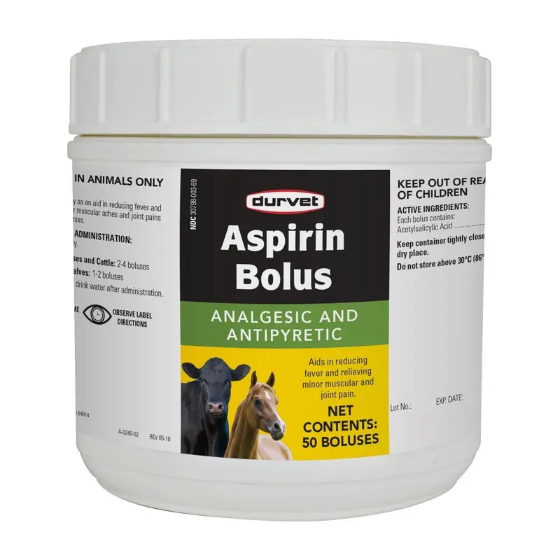 Aspirin Bolus, 240 Grain, 50 ct