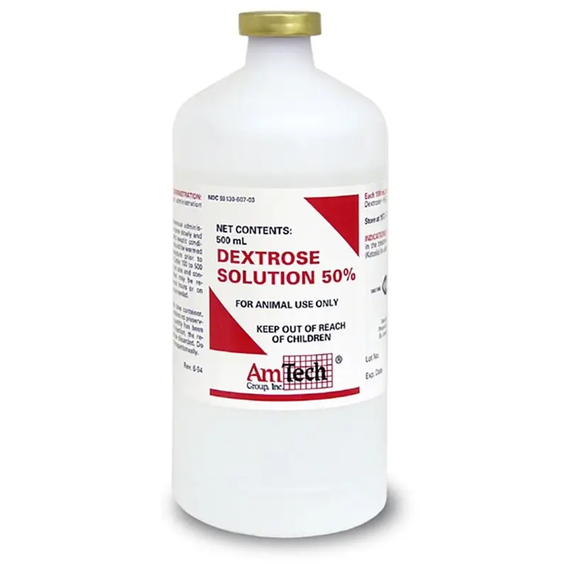 Dextrose 50% Injection, USP, 500 mL