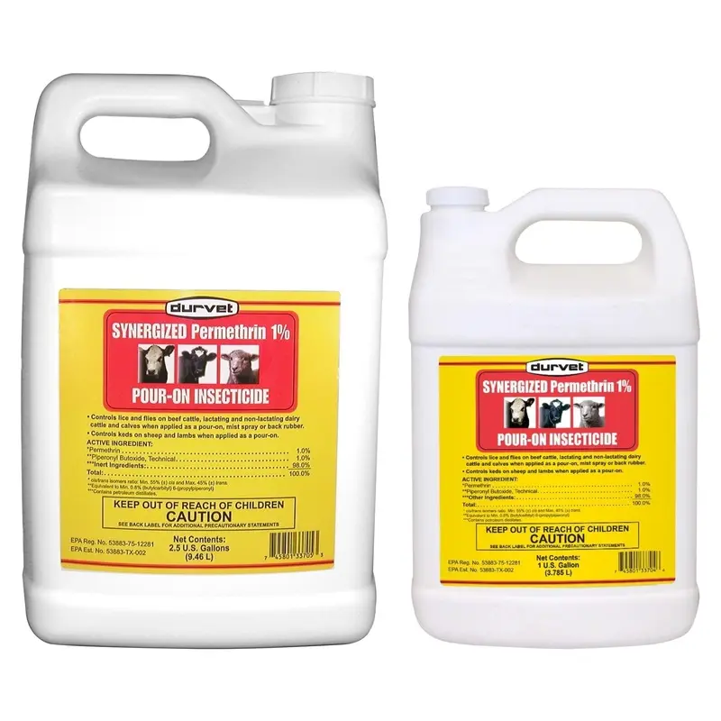 Synergized Permethrin 1% Fly & Pest Insecticide, 1 Gallon