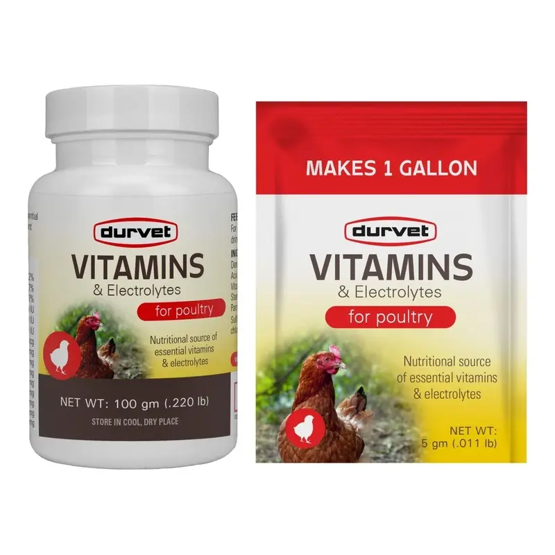 Vitamins & Electrolytes For Poultry Single Packets, Box of 40, 5 gm