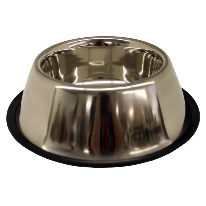 Non-Tip Stainless Steel Bowl, Spaniel Style, 32 oz