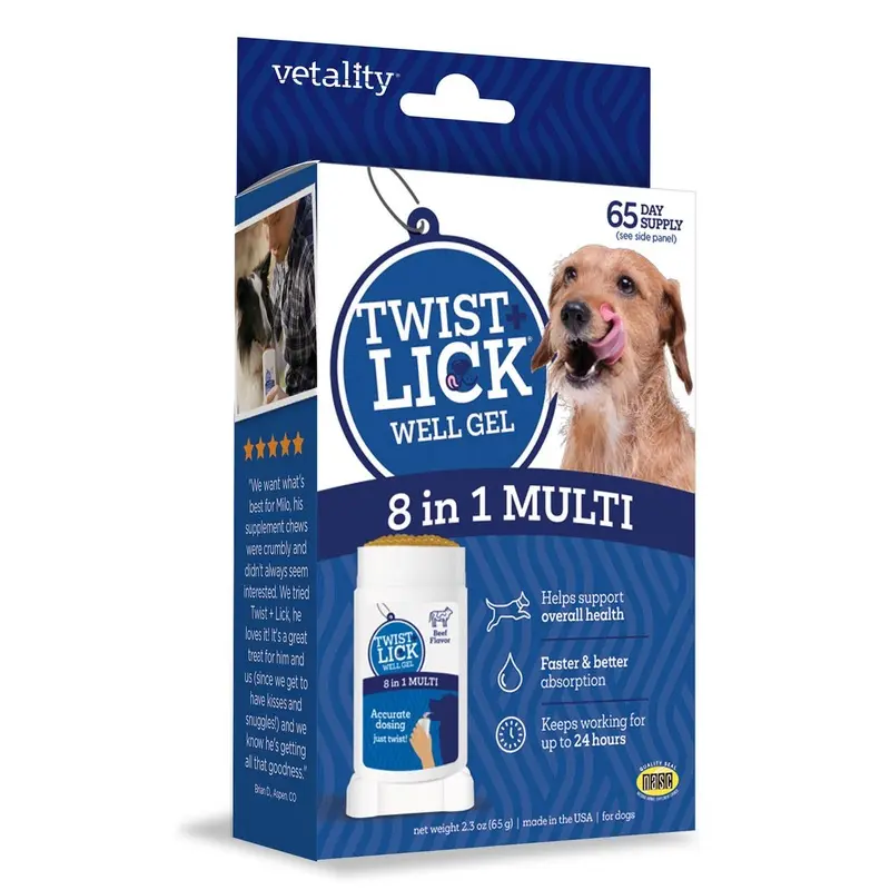 Twist & Lick 8 in 1 Supplement for Dogs