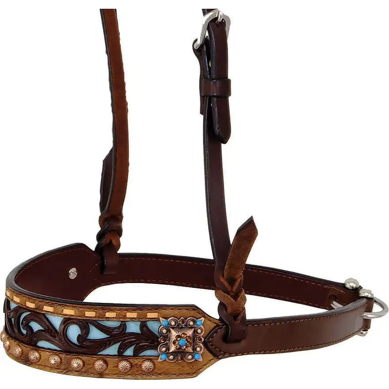 Rafter T Distressed Filigree Noseband