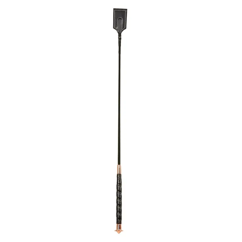 Dublin Jumping Crop, 25.5", Black/Rose Gold