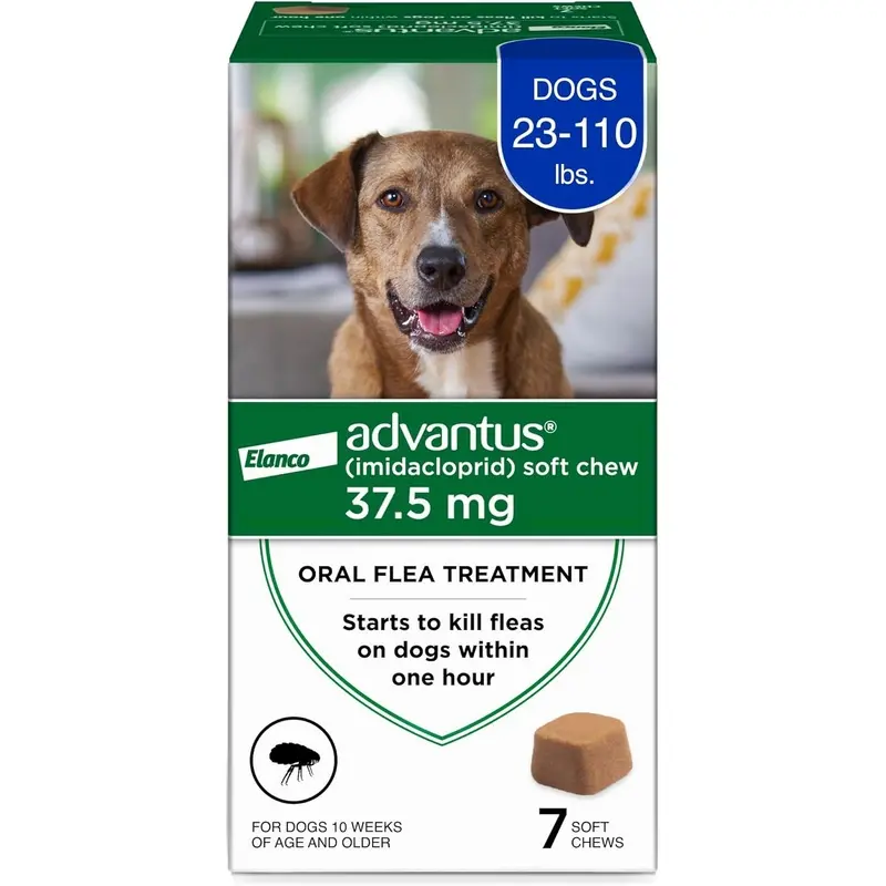 Advantus (imidacloprid) Oral Flea Treatment Soft Chews for Dogs