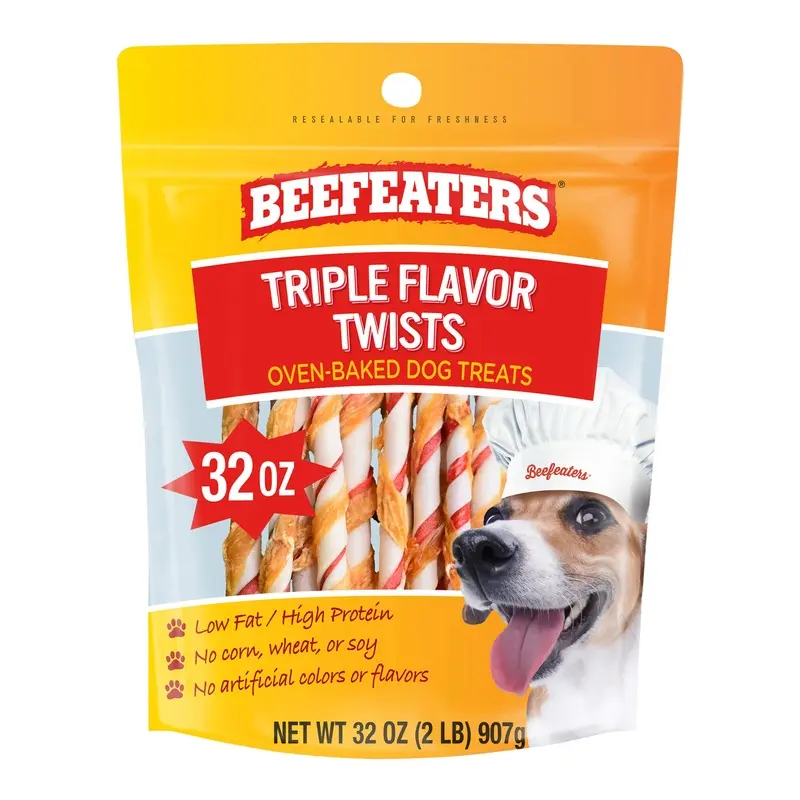 Beefeaters Triple Chicken Flavor Dog Twists
