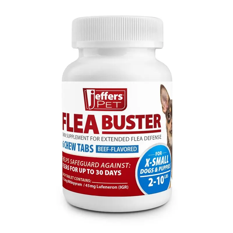 Jeffers Flea Buster Monthly Oral Flea Supplement for Dogs