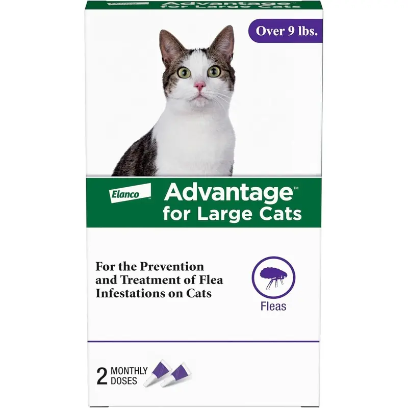 Advantage Topical Flea Protection for Cats, 2 pk