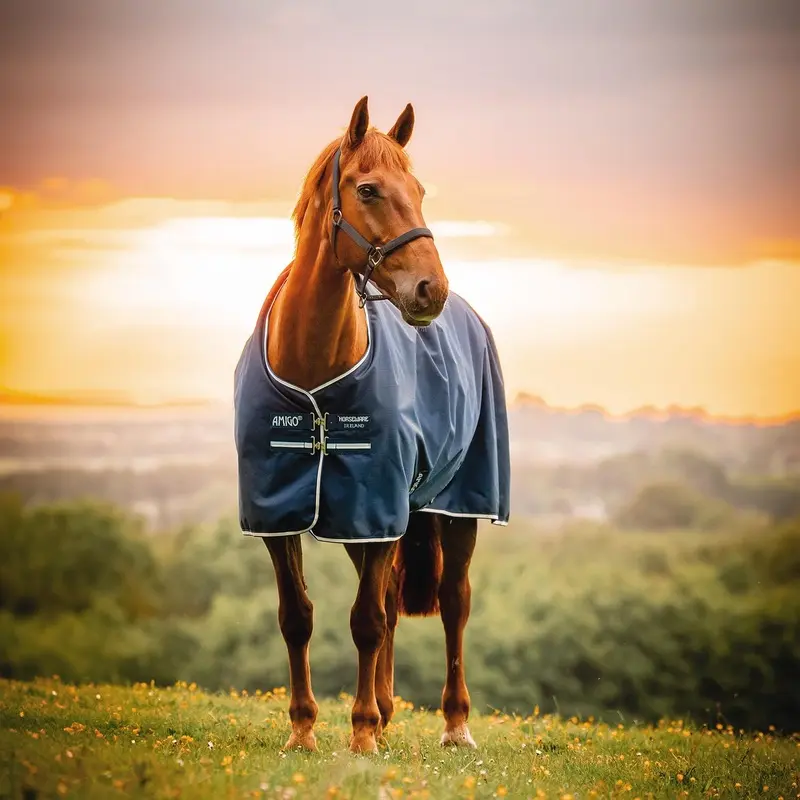Amigo Ripstop 900D Fleece Lined Turnout Blanket  50g Lightweight & Waterproof