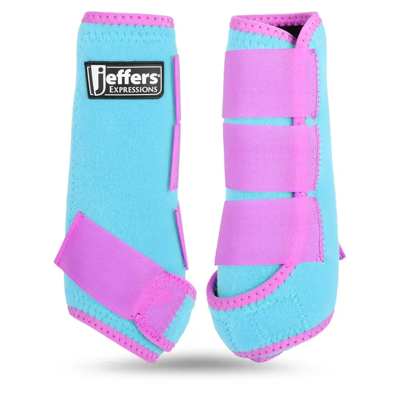Jeffers Expression Neon Protective Boots for Horses