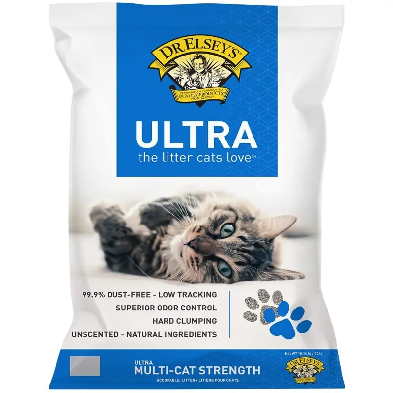 Precious Cat Ultra Premium Clumping Cat Litter, 40 pound bag