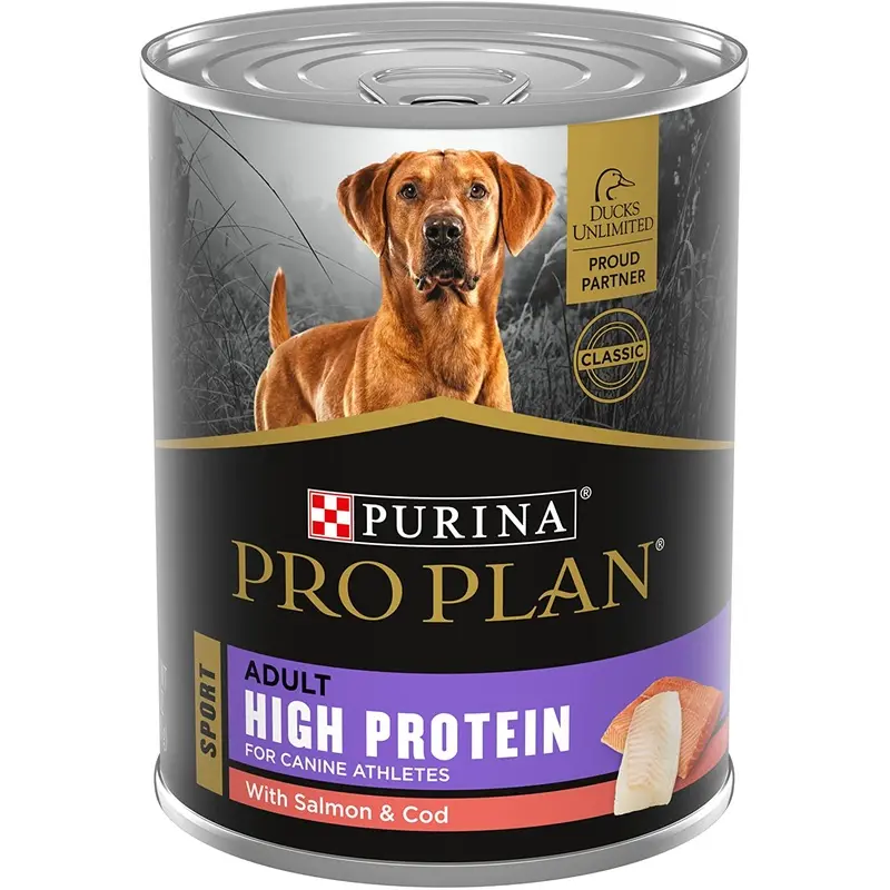 Purina Pro Plan Sport, Energy & Vitality Support, Wet Dog Food, Salmon & Cod,(12) 13 oz. Cans