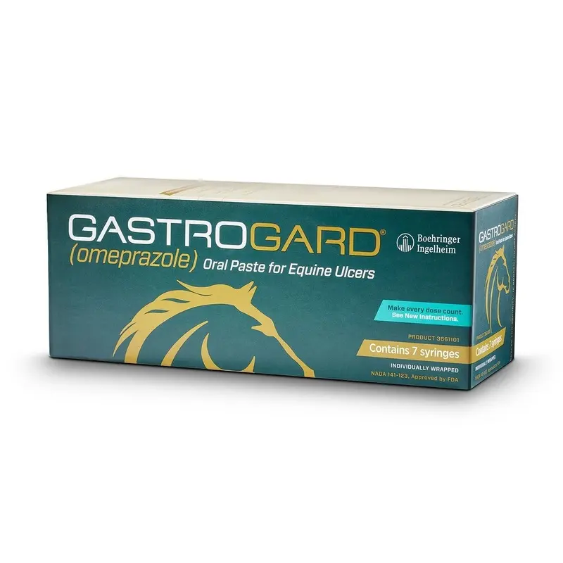 Rx Gastrogard (omeprazole) Oral Paste  Gastric Ulcer Treatment for Horses & Foals
