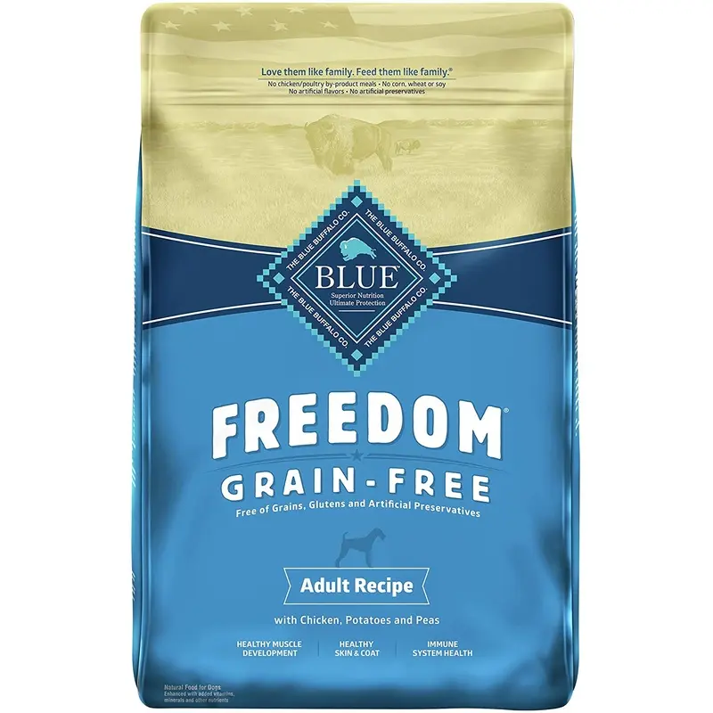 Blue Buffalo Freedom Grain Free Recipe for Dog, dog food, Chicken Recipe, 11 lb