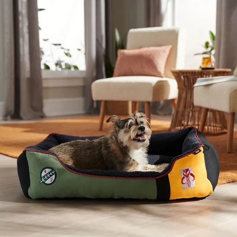 STAR WARS BOBA FETT Bolster Dog & Cat Bed, Large