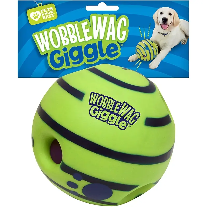 Wobble Wag Giggle Ball, Interactive Dog Toy