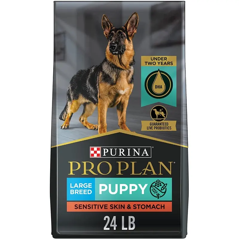 Purina Pro Plan Sensitive Skin & Sensitive Stomach Puppy Dry Dog Food 24 lb. Bag