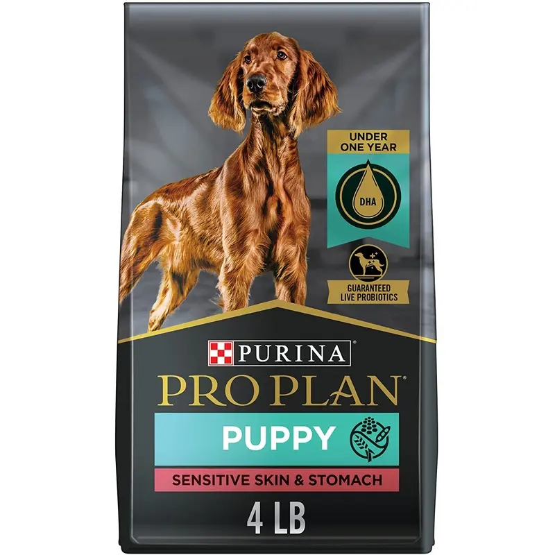 Purina Pro Plan Sensitive Skin & Sensitive Stomach Puppy Dry Dog Food 4 lb. Bag