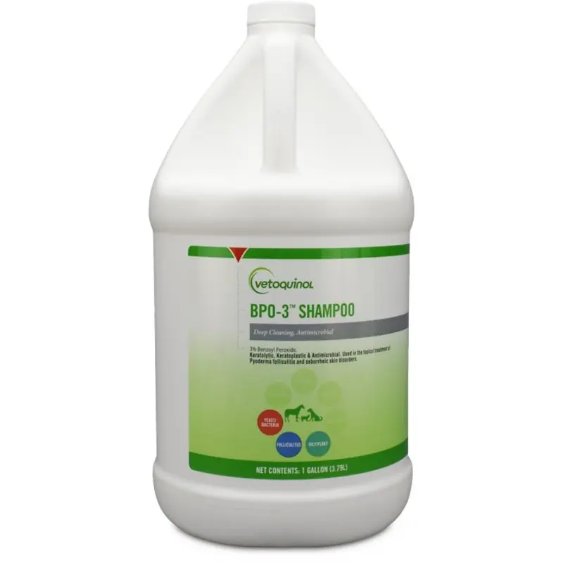 Vetoquinol BPO-3 Shampoo for Dogs & Cats, 1 Gal