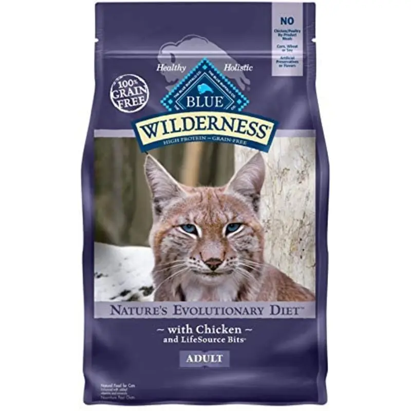 Blue Buffalo Wilderness High Protein, Natural Adult Dry Cat Food, Chicken 6-lb