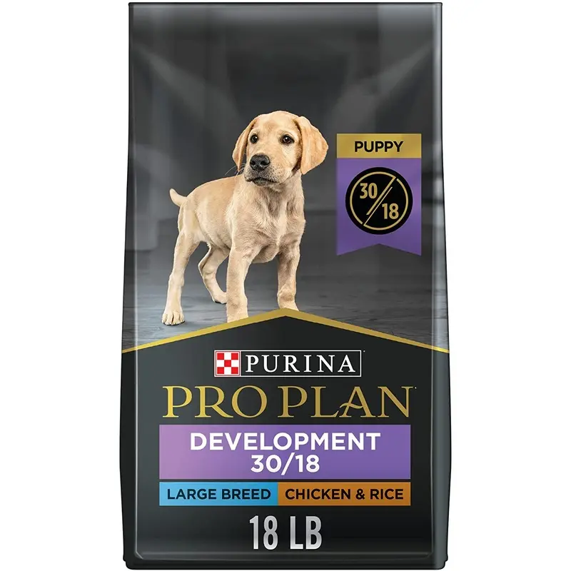 Purina Pro Plan High Protein Chicken and Rice Puppy Dry Dog Food 18 lb. Bag