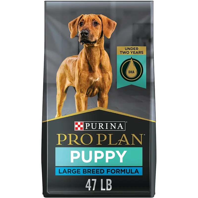 Purina Pro Plan Large Breed Dry Puppy Food, Chicken and Rice Formula  47 lb. Bag