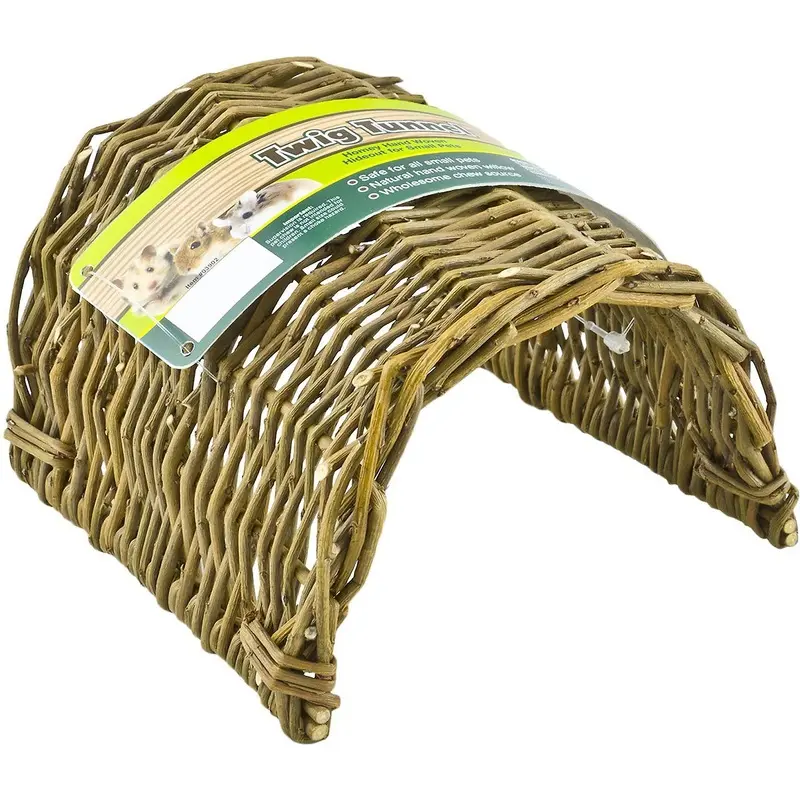 Ware Manufacturing Hand Woven Willow Twig Tunnel Small Pet Hideout, Large