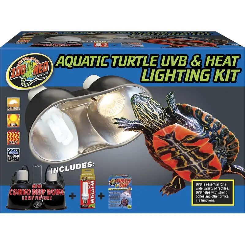Zoo Med Aquatic Turtle UVB & Heat Lighting Kit