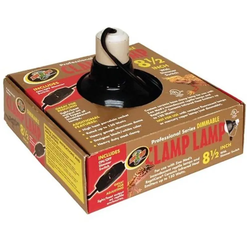Zoo Med Dimmable Clamp Lamp with Dimmer Switch (8.5)
