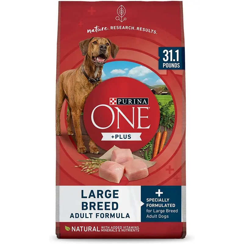 Purina ONE Natural Large Breed Adult Dry Dog Food, +Plus Formula  31.1 lb. Bag