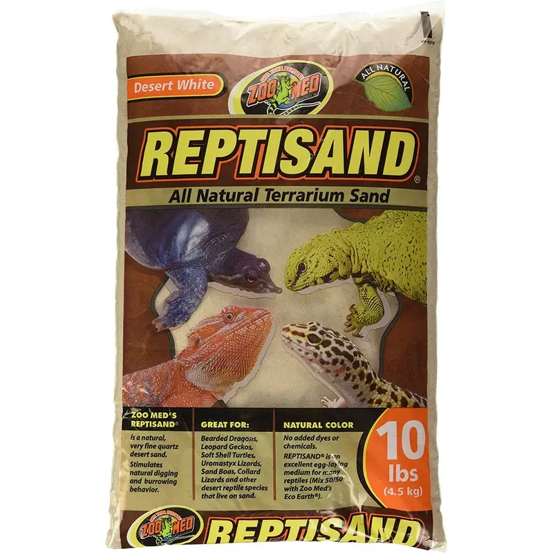 Zoo Med Reptisand Reptile Terrarium Sand, Desert White, 10-lb bag