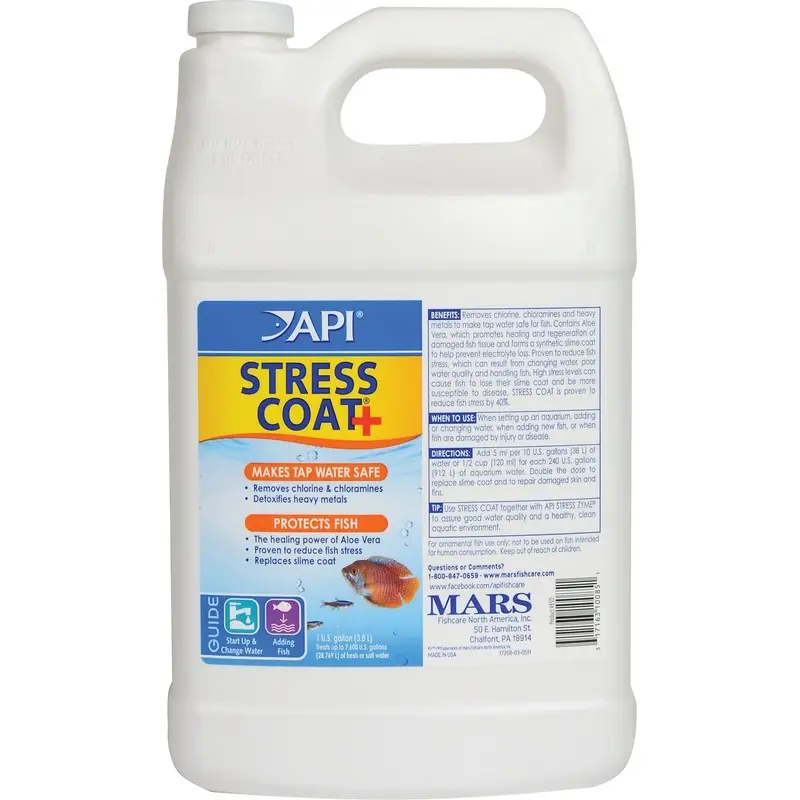API Stress Coat Aquarium Water Conditioner, 1-Gallon Bottle