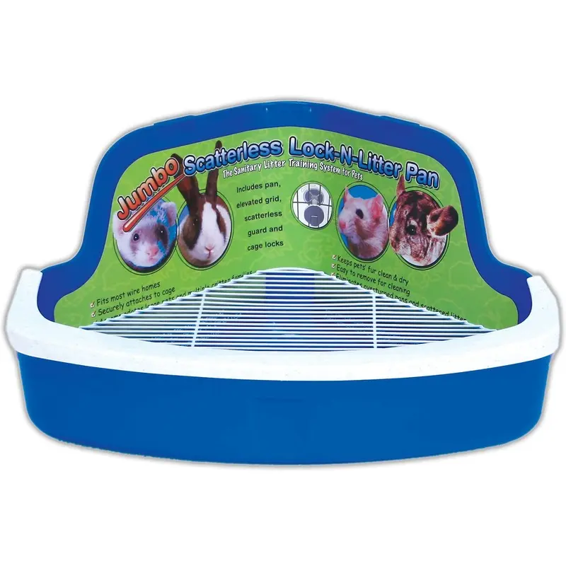 Ware Scatterless Lock-N-Litter Small Animal Litter Pan, Size Jumbo