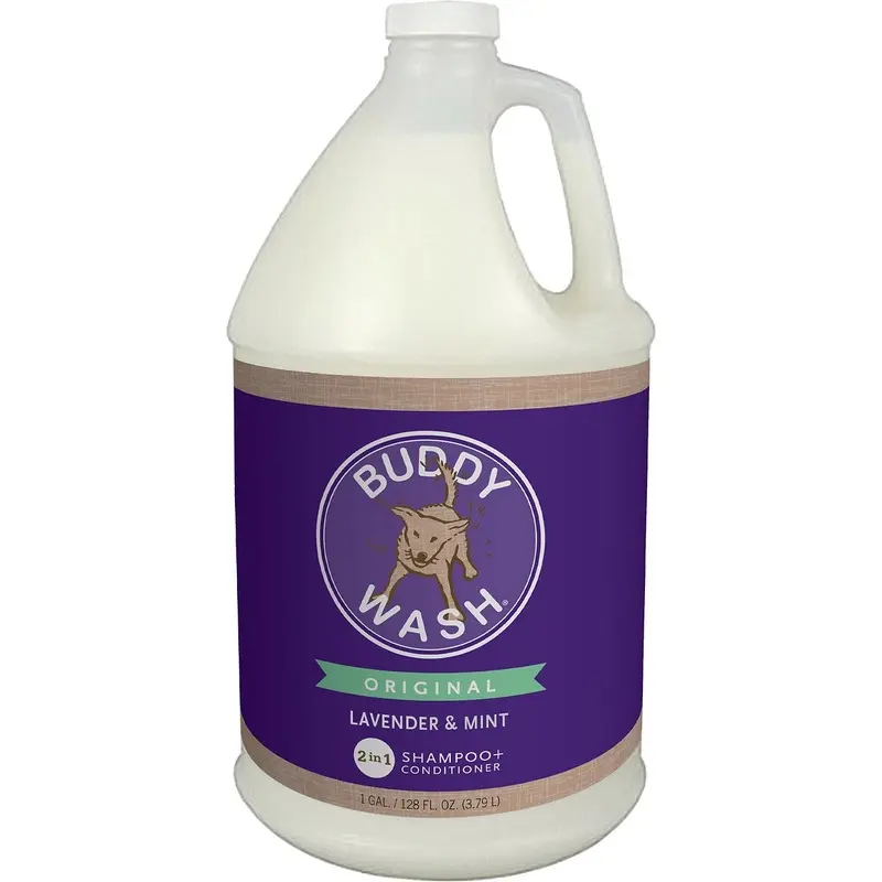 Buddy Wash Original Lavender & Mint Dog Shampoo & Conditioner (1-gal bottle)