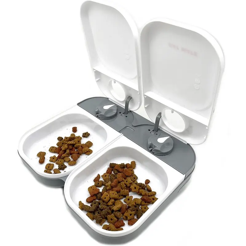 Cat Mate C200 2-Bowl Automatic Dog & Cat Feeder, 4-cup