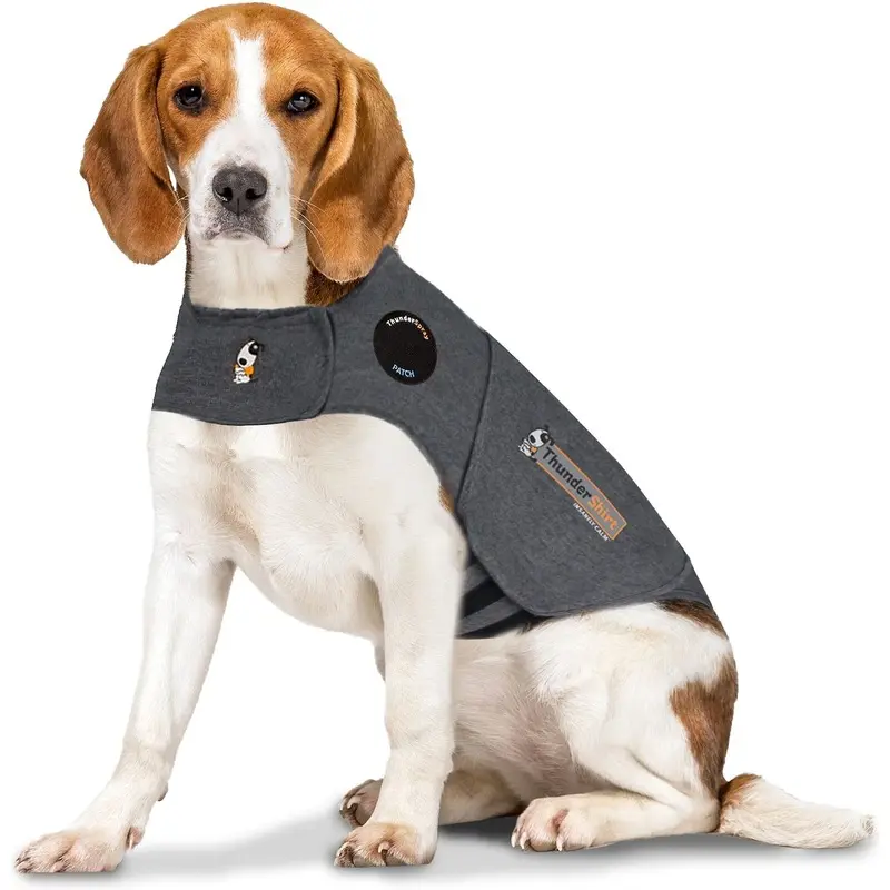 Thundershirt Classic Dog Anxiety Jacket, Medium, Heather Grey