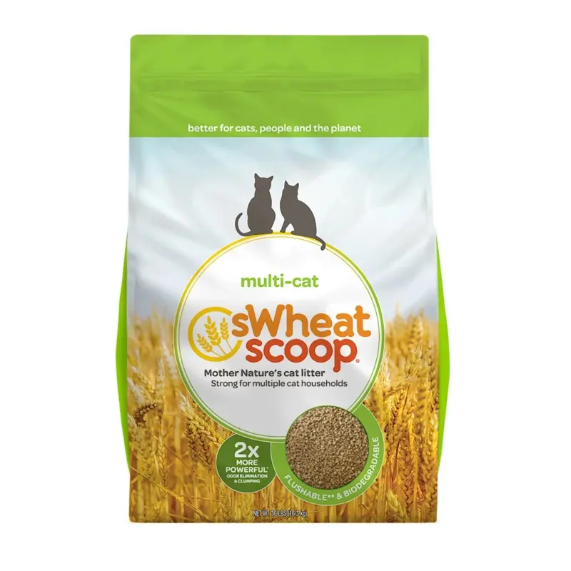 Swheat Scoop Unscented Scoopable Multi-Cat Litter, 25 lbs  36 lbs.