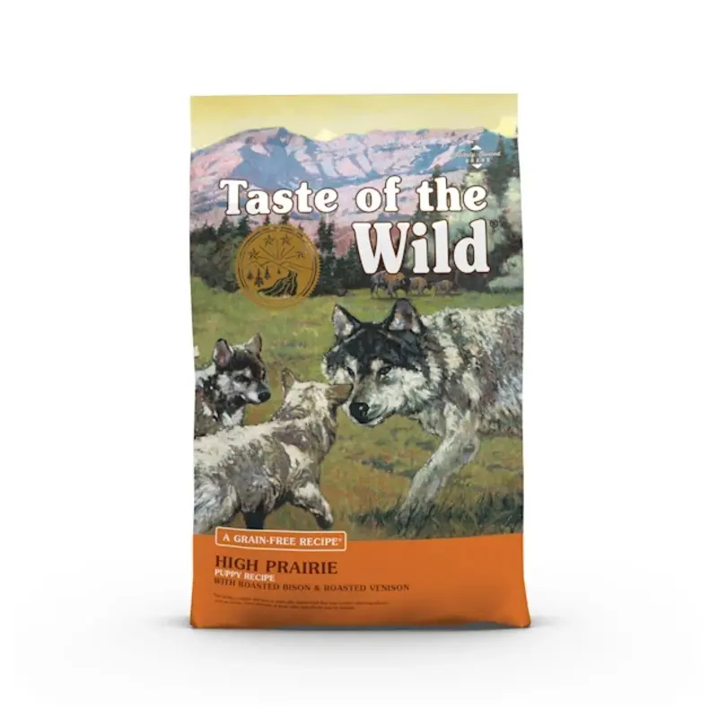 Taste of the Wild High Prairie Grain-Free Roasted Bison & Venison Dry Puppy Food, 5 lbs.