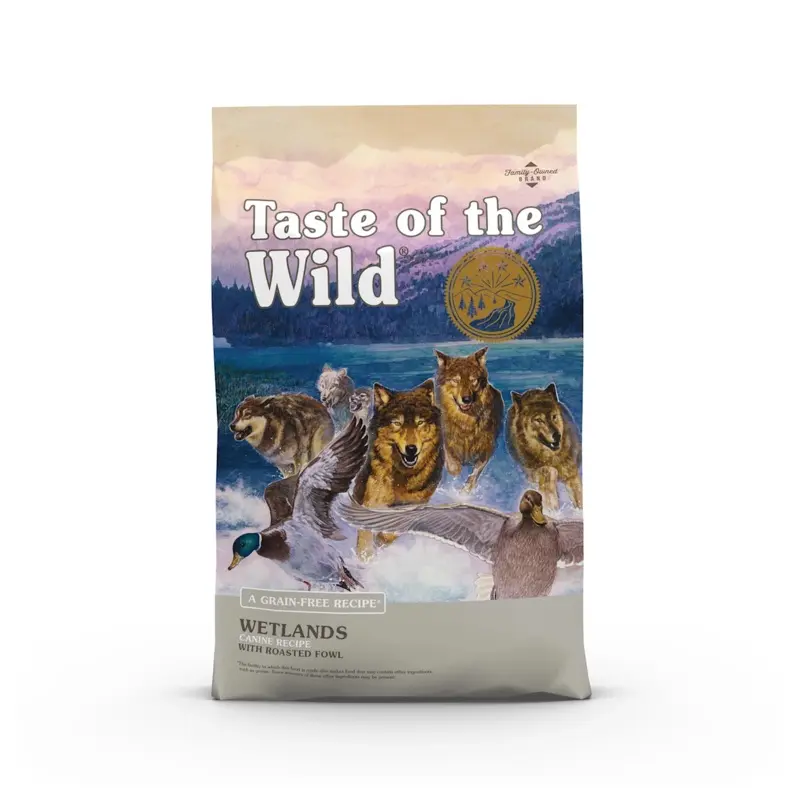 Taste of the Wild Wetlands Grain-Free Roasted Duck Dry Dog Food, 28 LBS