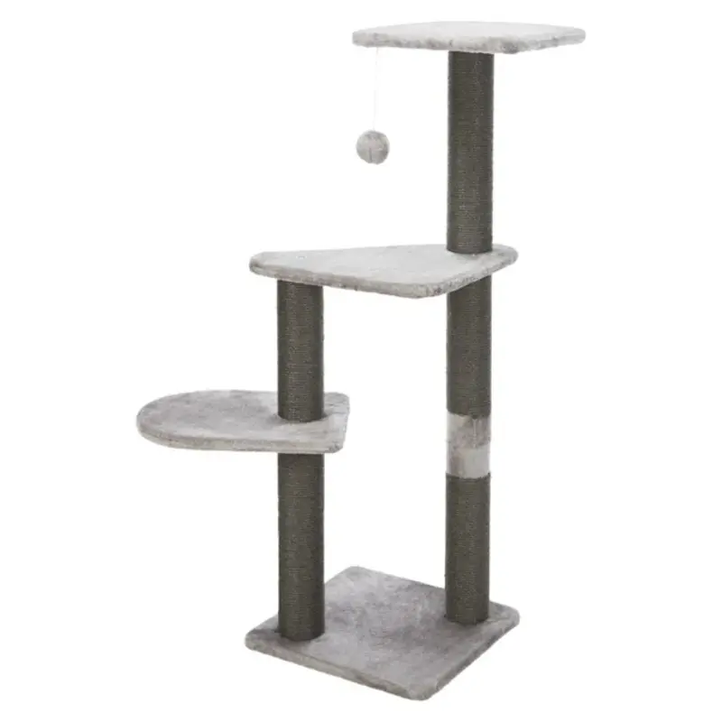 Trixie DreamWorld Altea Grey Paw Print Cat Tree, 46 H