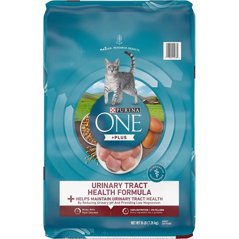Purina ONE High Protein Dry Cat Food, +Plus Urinary Tract Health Formula  16 lb. Bag