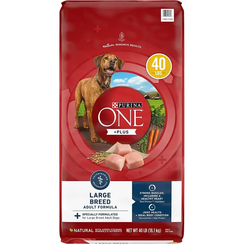 Purina ONE Natural Large Breed Adult Dry Dog Food, +Plus Formula  40 lb. Bag