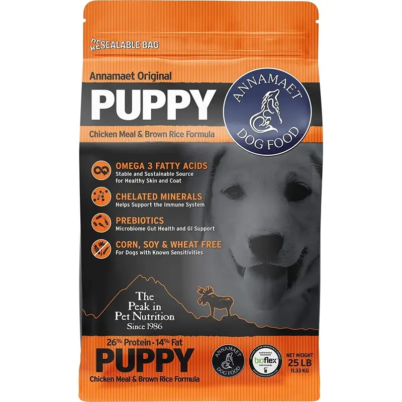 Annamaet Original Puppy Dry Dog Food (Chicken & Brown Rice) 25-lb Bag