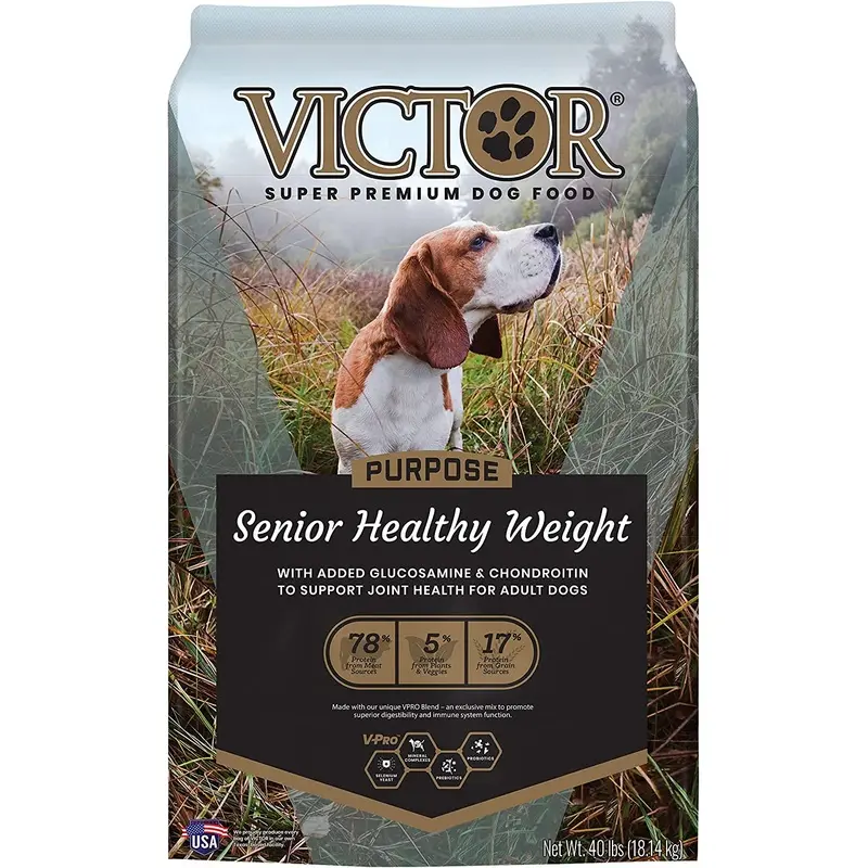 VICTOR Purpose Senior Healthy Weight Dry Dog Food 40 Pound (Pack of 1)