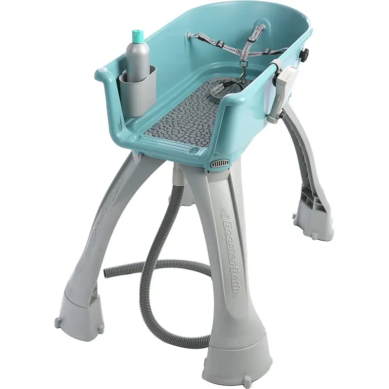 Booster Bath Elevated Dog Bathing & Grooming Center, Medium, Teal