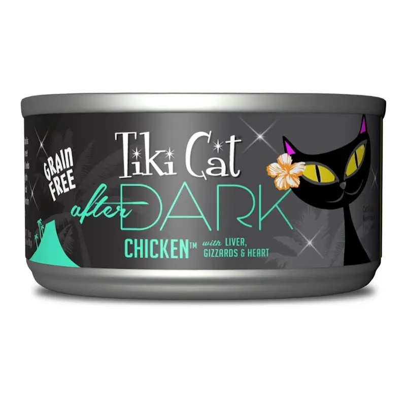 Tiki Cat After Dark Chicken Canned Cat Food 2.8 Ounce (Pack of 12)