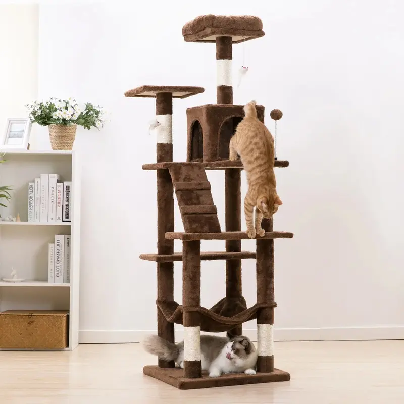64 Large Cat Condo (Brown)